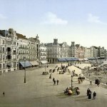 6.1.50.OSTENDE, La digue depuis le Kursaal en 1895